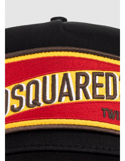 Sapca DSQUARED2,  BLACK Baseball cap - BCM041905C000012124