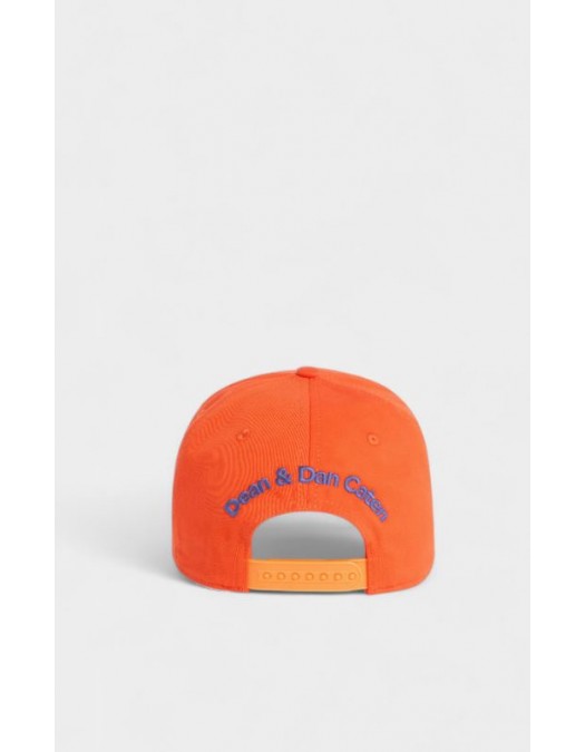 Sapca DSQUARED2, Logo, The Caten Bros, Orange - BCM043605C000016051UNI