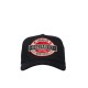 Sapca DSQUARED2, Logo Patch, Trucker Cap, Black - BCM062105C000012124