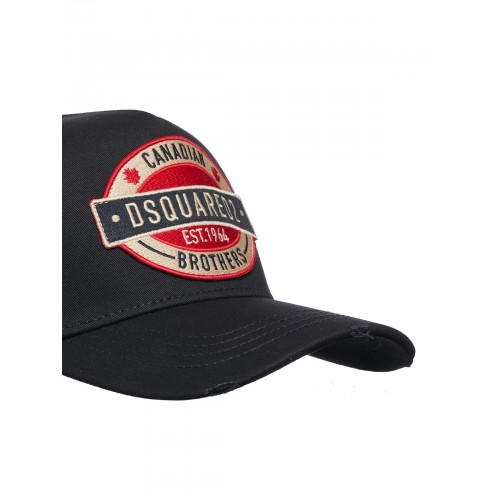 Sapca DSQUARED2, Logo Patch, Trucker Cap, Black Sapca DSQUARED2, Logo Patch, Trucker Cap, Black