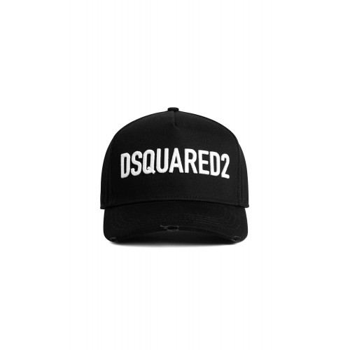 Sapca DSQUARED2, White Logo Insert, Black Sapca DSQUARED2, White Logo Insert, Black