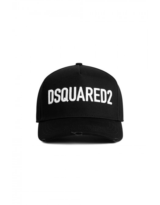 Sapca DSQUARED2, White Logo Insert, Black - BCM066005C00001M063