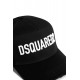 Sapca DSQUARED2, White Logo Insert, Black - BCM066005C00001M063