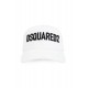 Sapca DSQUARED2, Baseball Cap, Logo Embroidered, White - BCM066005C00001M072