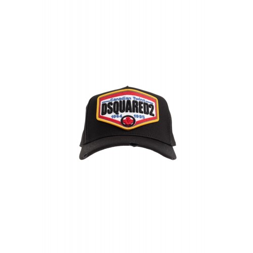 Sapca DSQUARED2, Logo,  BLACK Baseball cap Sapca DSQUARED2, Logo,  BLACK Baseball cap
