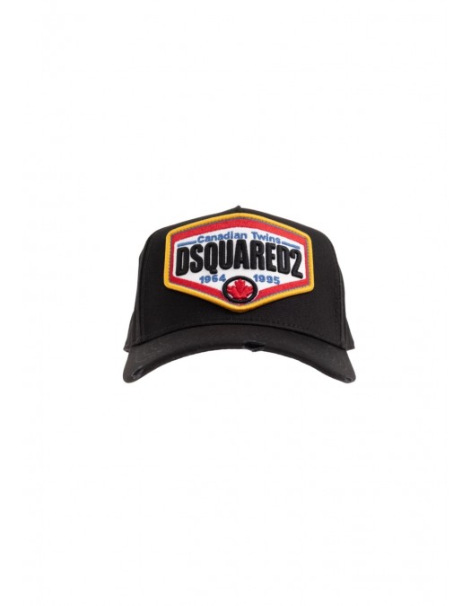 Sapca DSQUARED2, Logo, BLACK Baseball cap - BCM076305C000012124UNI Sapca DSQUARED2, Logo, BLACK Baseball cap - BCM076305C000012124UNI