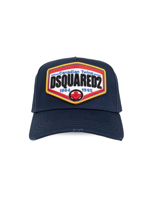 Sapca DSQUARED2, Baseball Cap, Logo Insert, Color, Navy Blue - BCM076305C000013073