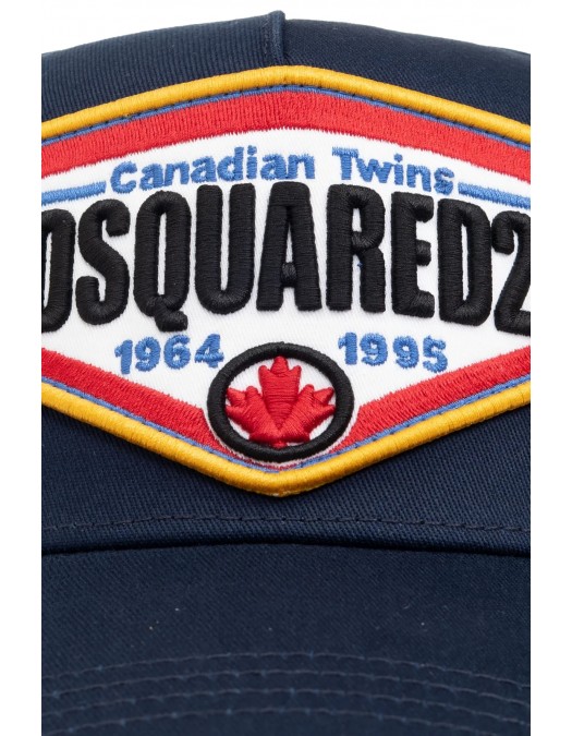 Sapca DSQUARED2, Baseball Cap, Logo Insert, Color, Navy Blue - BCM076305C000013073