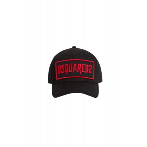 Sapca DSQUARED2, Horror Design, Red Logo, Black Sapca DSQUARED2, Horror Design, Red Logo, Black