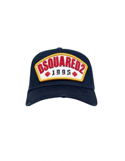 Sapca DSQUARED2, Baseball Cap, Navy Blue, Logo Insert - BCM081905C000013073 Sapca DSQUARED2, Baseball Cap, Navy Blue, Logo Insert - BCM081905C000013073