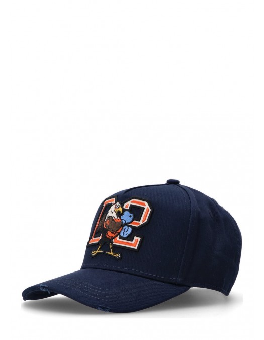 Sapca DSQUARED2, Baseball Cap, Eagle Print, Navy Blue - BCM085505C000013073