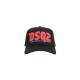 Sapca DSQUARED2, Baseball Cap, Red Logo Insert, Black - BCM085905C000012124
