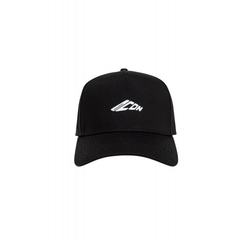 Sapca DSQUARED2, Icon metallic print, Baseball cap, Negru Sapca DSQUARED2, Icon metallic print, Baseball cap, Negru