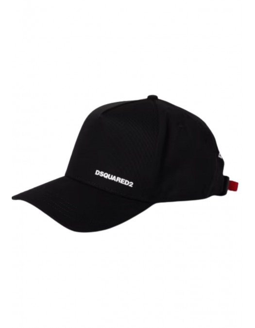 Sapca DSQUARED2, White logo print, Baseball cap, Negru - BCM087605C000012124 Sapca DSQUARED2, White logo print, Baseball cap, Negru - BCM087605C000012124