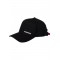 Sapca DSQUARED2, White logo print, Baseball cap, Negru