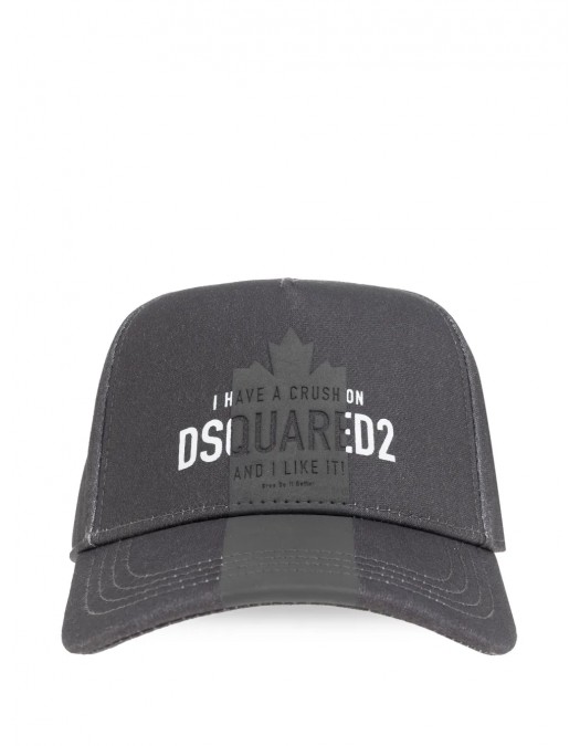 Sapca DSQUARED2, Baseball, Curved Peak, Grey - BCM0892167011012124 Sapca DSQUARED2, Baseball, Curved Peak, Grey - BCM0892167011012124