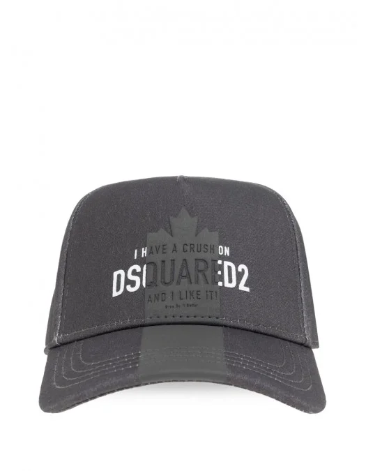 Sapca DSQUARED2, Baseball, Curved Peak, Grey - BCM0892167011012124 Sapca DSQUARED2, Baseball, Curved Peak, Grey - BCM0892167011012124