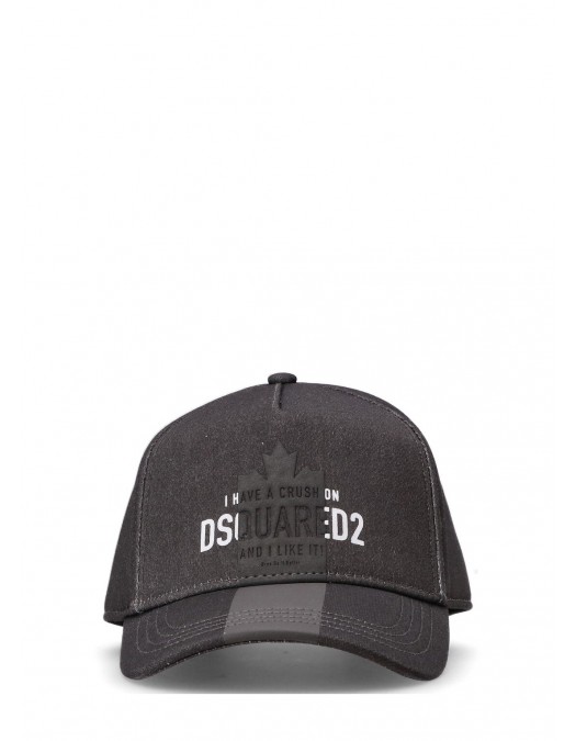 Sapca DSQUARED2, Baseball, Curved Peak, Grey - BCM0892167011012124