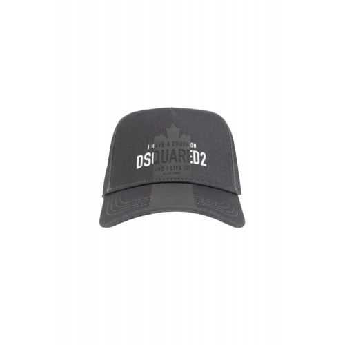 Sapca DSQUARED2, Baseball, Curved Peak, Grey Sapca DSQUARED2, Baseball, Curved Peak, Grey