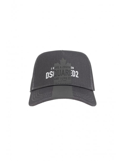Sapca DSQUARED2, Baseball, Curved Peak, Grey - BCM0892167011012124