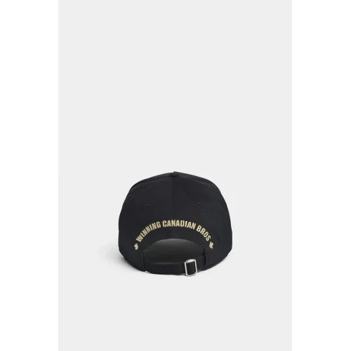 Sapca DSQUARED2, Boxeur Shiny Patch, Baseball, Black