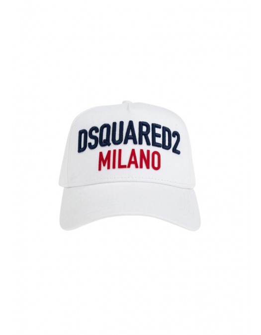 Sapca DSQUARED2, Milano Baseball, White - BCM091705C000011062UNI Sapca DSQUARED2, Milano Baseball, White - BCM091705C000011062UNI