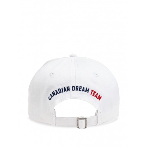 Sapca DSQUARED2, Milano Baseball, White Sapca DSQUARED2, Milano Baseball, White
