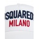 Sapca DSQUARED2, Milano Baseball, White - BCM091705C000011062UNI