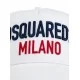 Sapca DSQUARED2, Milano Baseball, White - BCM091705C000011062UNI