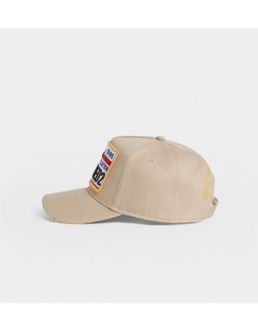 Sapca DSQUARED2, Dsquared2 Logo Baseball Cap Beige - BCM092205C000015130
