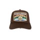 Sapca DSQUARED2, Brown Embroidered Patch Baseball Hat, Brown - BCM092405C000015080