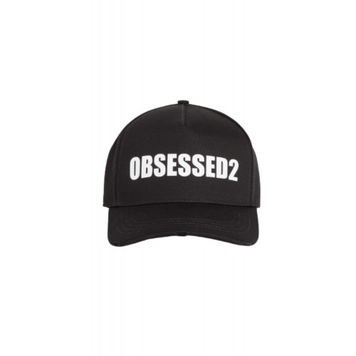 Sapca DSQUARED2, Obsessed2  Baseball cap, Black Sapca DSQUARED2, Obsessed2  Baseball cap, Black