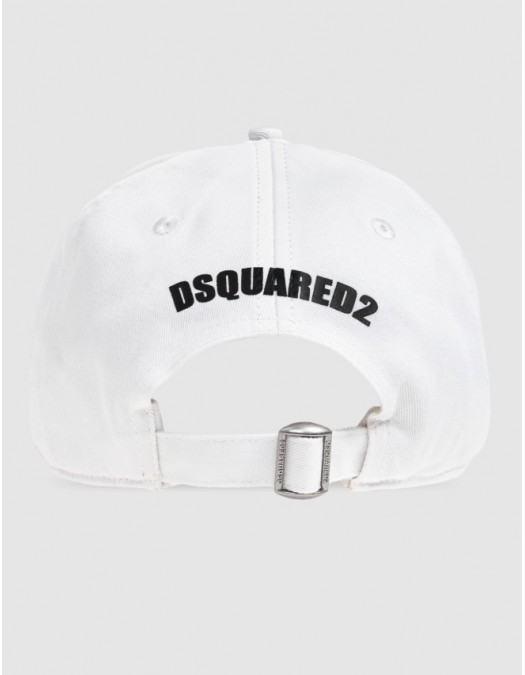 Sapca DSQUARED2, WHITE Baseball cap - BCM092605C00001M072