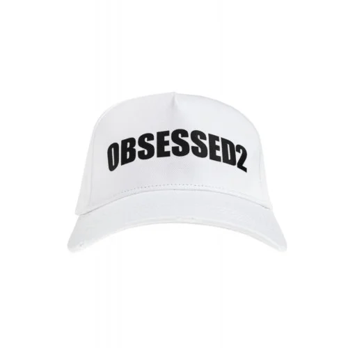 Sapca DSQUARED2, WHITE Baseball cap