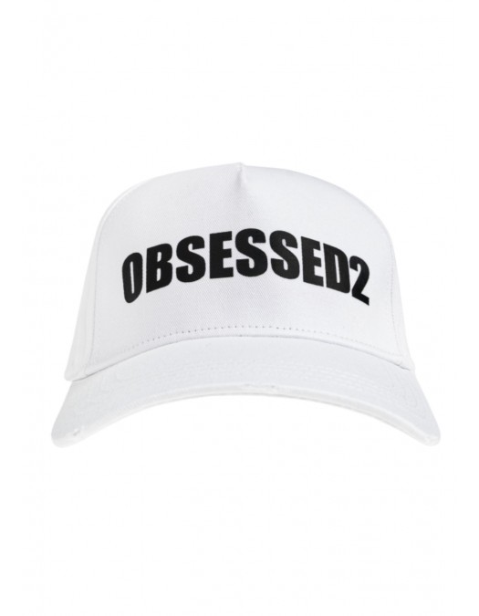 Sapca DSQUARED2, WHITE Baseball cap - BCM092605C00001M072
