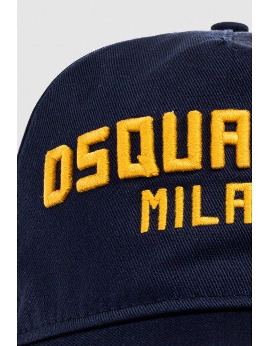 Sapca DSQUARED2, Logo Embroidered Baseball Cap, Bleumarin - BCM093205C00001M1386