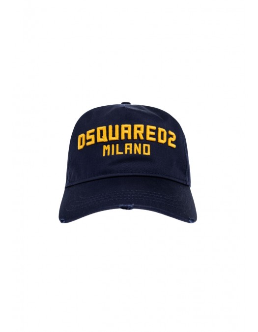 Sapca DSQUARED2, Logo Embroidered Baseball Cap, Bleumarin - BCM093205C00001M1386