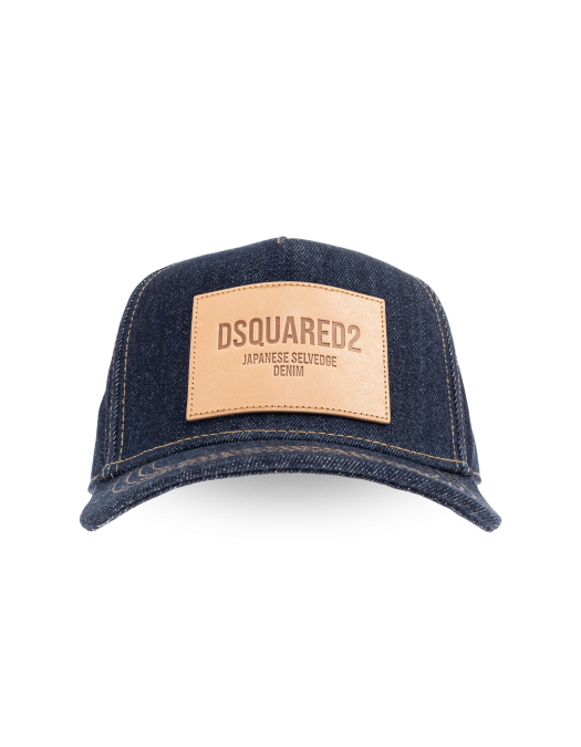 Sapca DSQUARED2, Blue Baseball Cap with Logo Patch - BCM0937101084353096