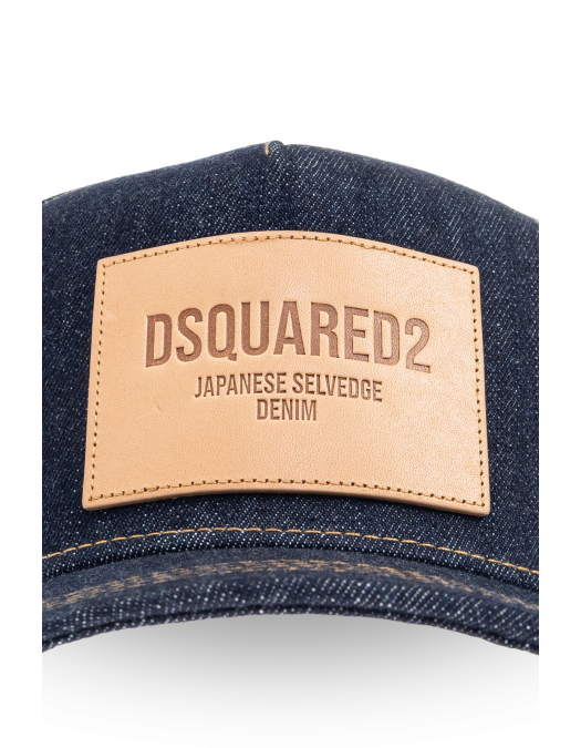 Sapca DSQUARED2, Blue Baseball Cap with Logo Patch - BCM0937101084353096