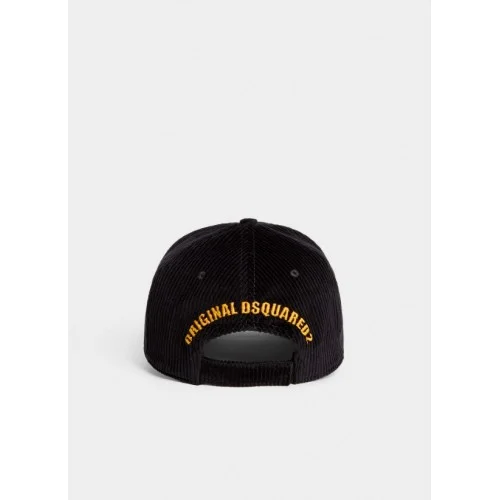 Sapca DSQUARED2, Souvenir From Canada Baseball Cap, Negru Sapca DSQUARED2, Souvenir From Canada Baseball Cap, Negru