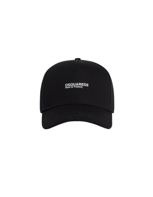Sapca DSQUARED2, Rebels Baseball Cap, Negru - BCM096205C00001M063