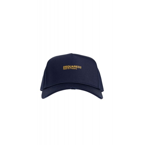 Sapca DSQUARED2, Rebels Baseball Cap, Bleumarin