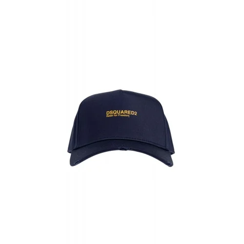 Sapca DSQUARED2, Rebels Baseball Cap, Bleumarin