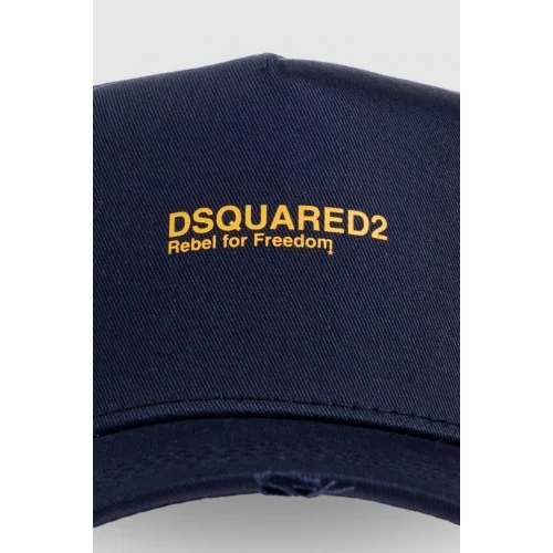 Sapca DSQUARED2, Rebels Baseball Cap, Bleumarin