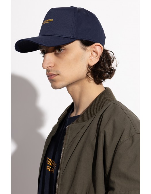 Sapca DSQUARED2, Rebels Baseball Cap, Bleumarin - BCM096205C00001M1386