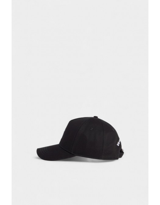 Sapca DSQUARED2, D2 Upside Down Baseball Cap, Negru - BCM096405C000012124