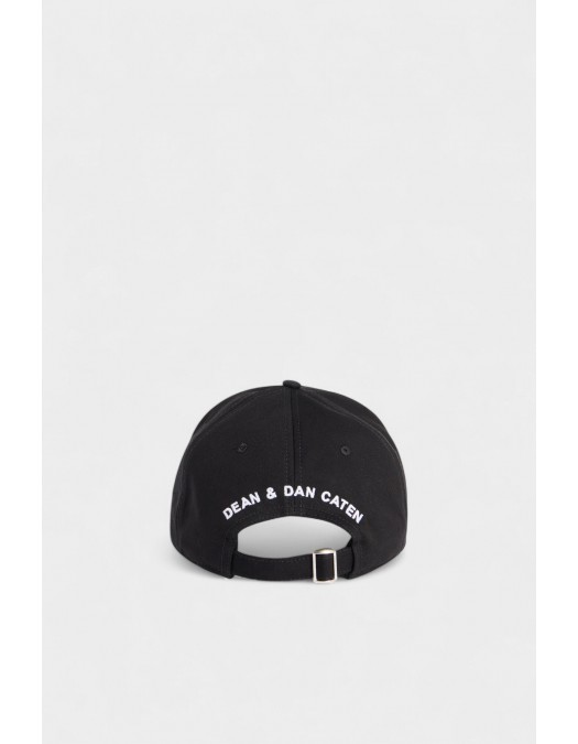 Sapca DSQUARED2, D2 Upside Down Baseball Cap, Negru - BCM096405C000012124