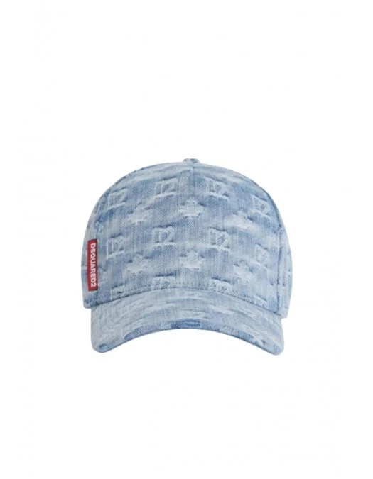 Sapca DSQUARED2, D2 Monogram Baseball Cap - BCM0968101087523098