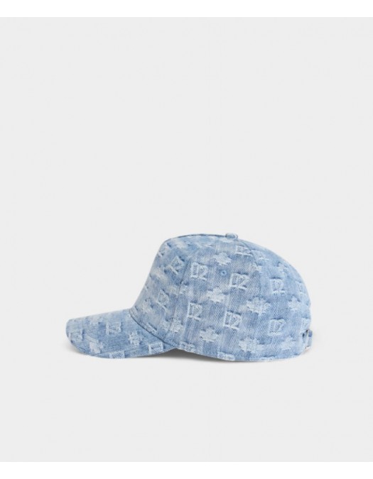 Sapca DSQUARED2, D2 Monogram Baseball Cap - BCM0968101087523098