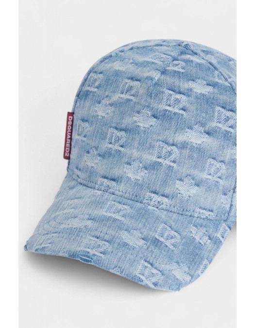 Sapca DSQUARED2, D2 Monogram Baseball Cap - BCM0968101087523098